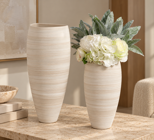Asmara Printed Porcelain Vases