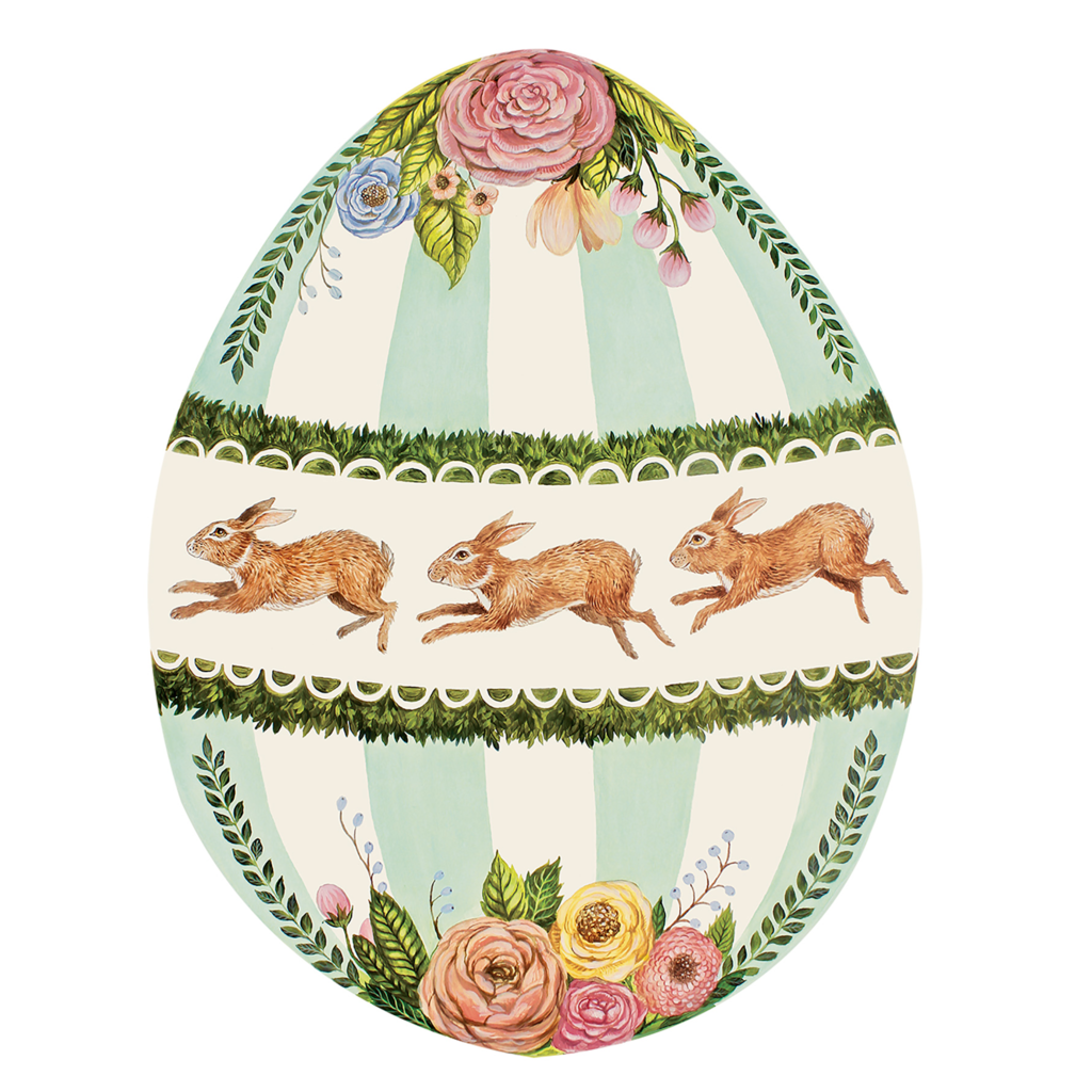 Boxwood Bunny Egg Placemats | Details Panamá