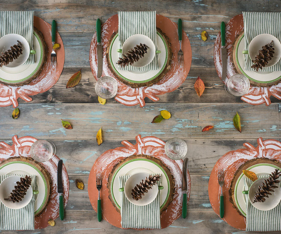 Die Cut Pumpkin Placemats