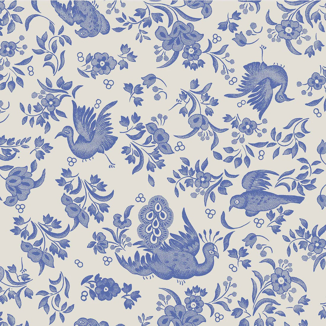 Blue Regal Peacock Napkins