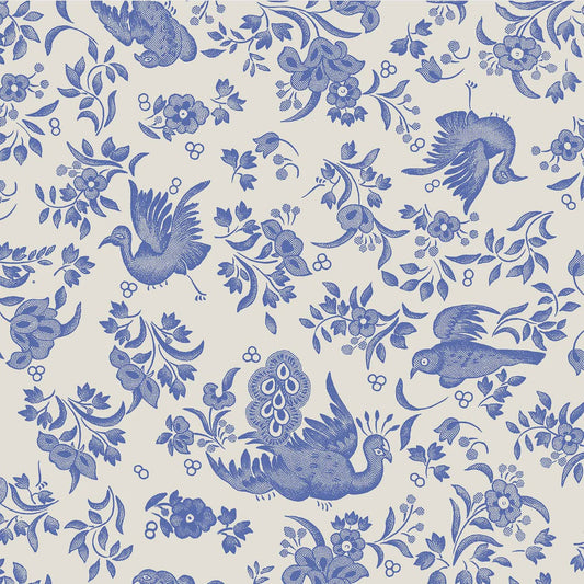 Blue Regal Peacock Napkins | Details Panamá