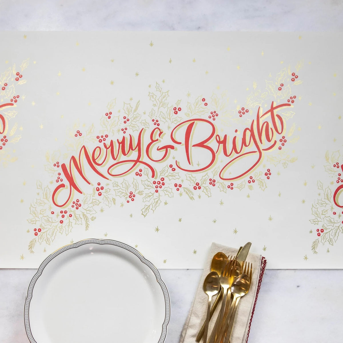 Merry & Bright Paper Runner