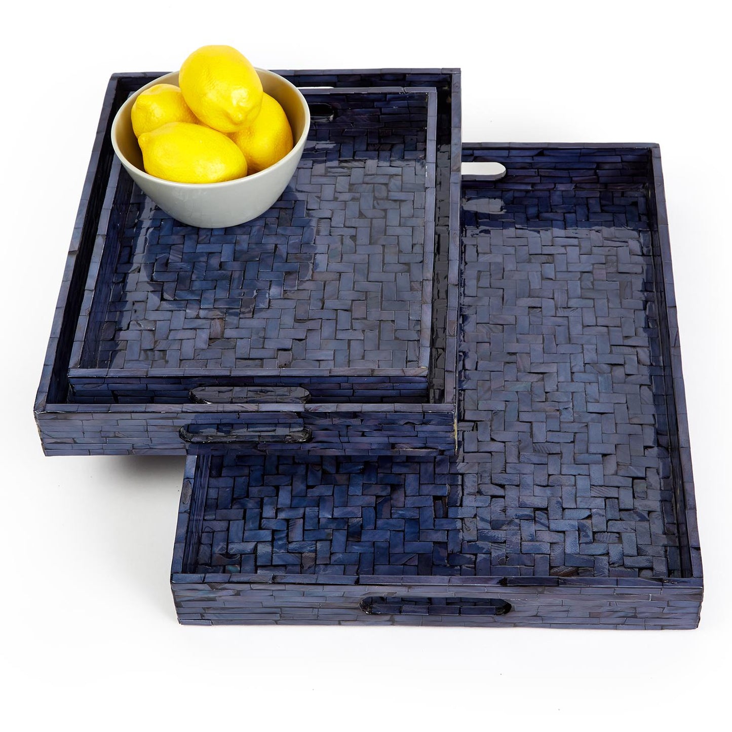 Midnight Blue Tray S/3