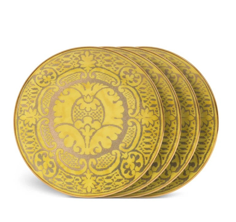 Fortuny Orsini Yellow Dessert Plate