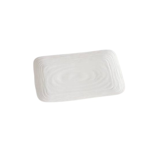 LBL- White Medium Platter