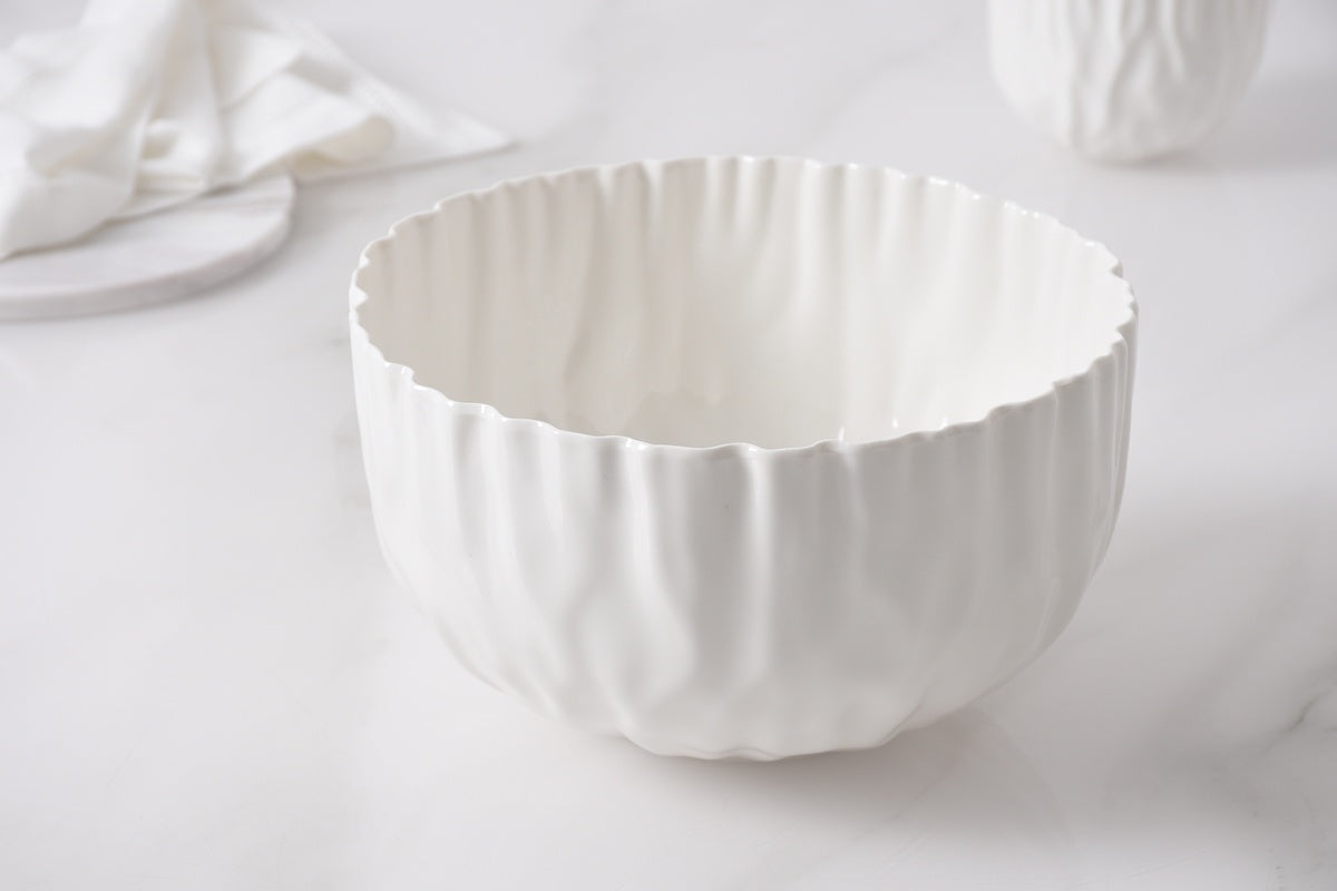 MAS-White Medium Bowl