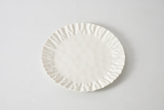 MAS-White Round Dinner Plate