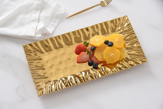 MAS-Gold Rectangular Tray
