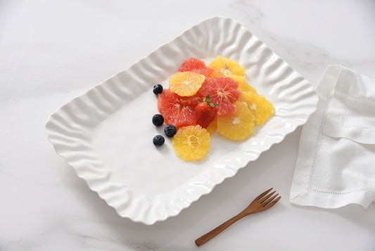 MAS-White Medium Deep Tray