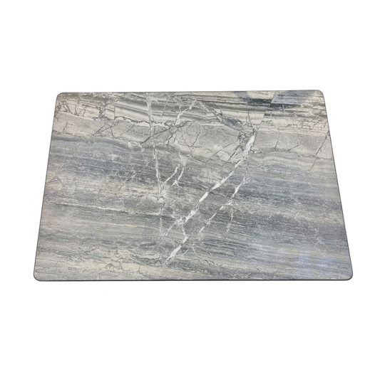 Rect.Marble Placemat/Victoria Milky