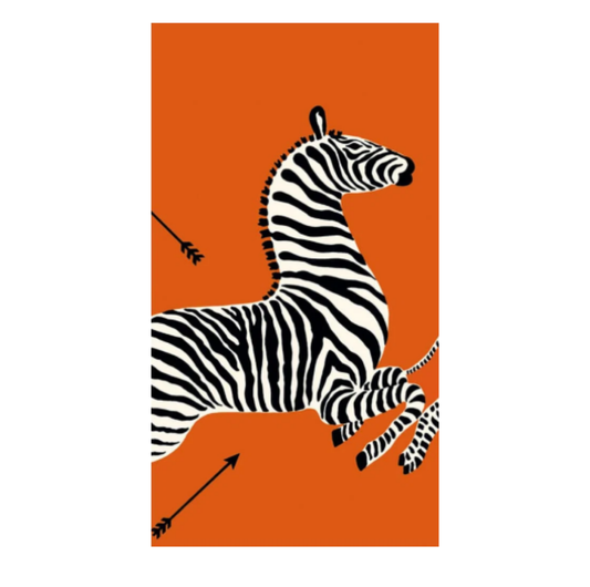 Orange Zebras Napkins