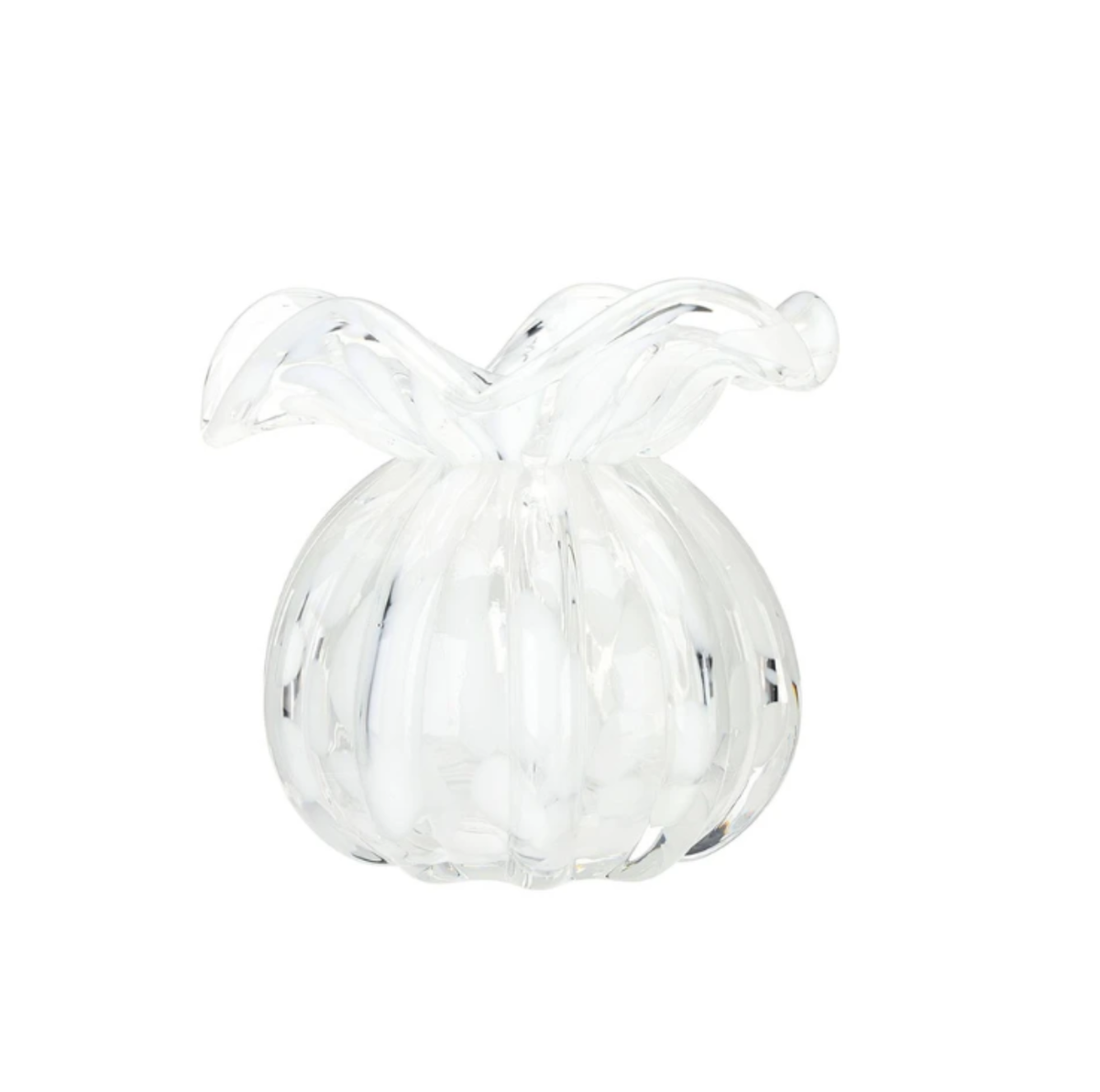 Ruffle Edge Bud Vases
