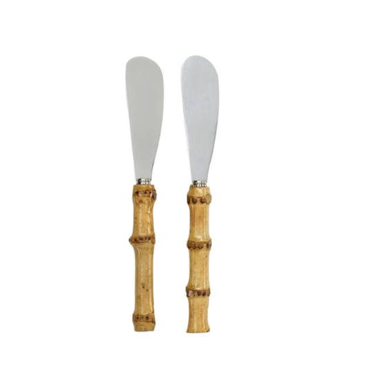 Bamboo Handle Spreaders S/2