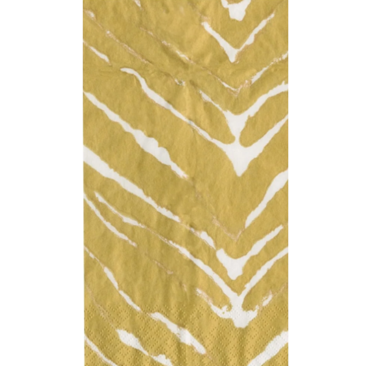 Go Wild White/Gold Guest Towel