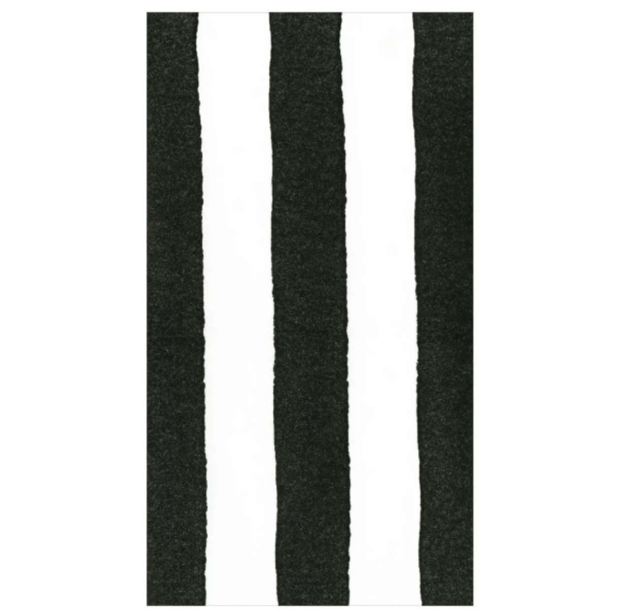 Cafe Stripe Black-Paper Napkins