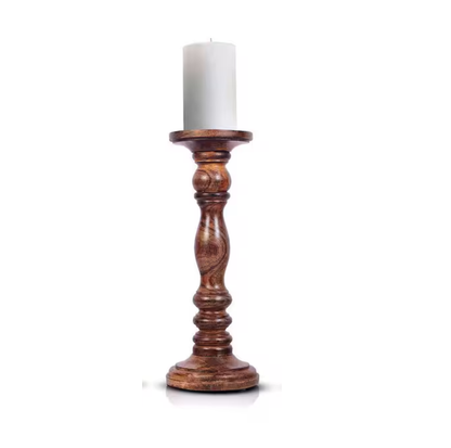 Natural Heights Pillar Candle Holder L | Details Panamá
