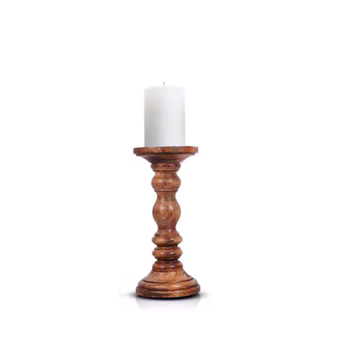Natural Heights Pillar Candle Holder L | Details Panamá