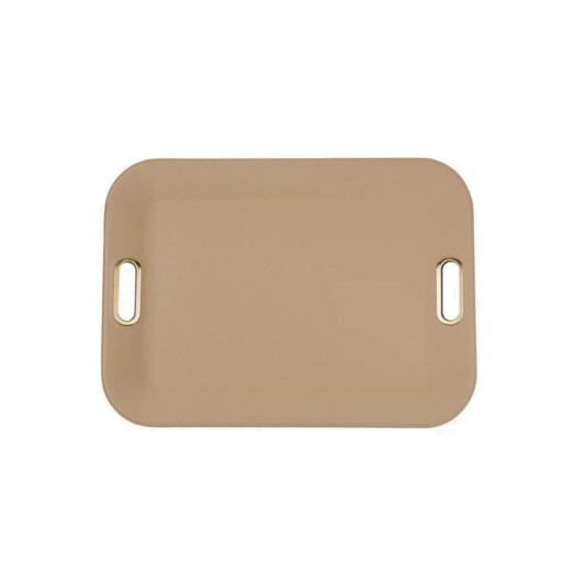 Large Plastic Tray With Metal Handles