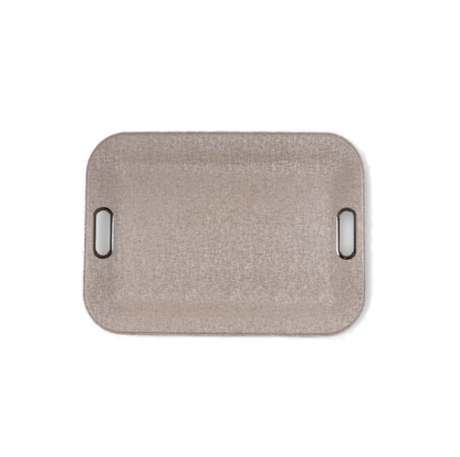 Large Plastic Tray With Metal Handles