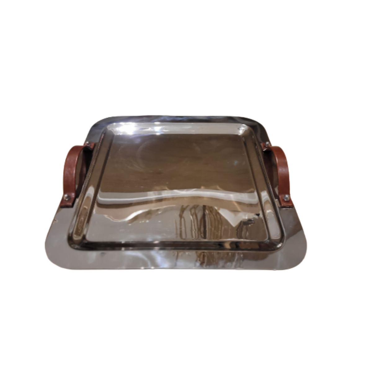 Plated Silver Square Tray | Details Panamá