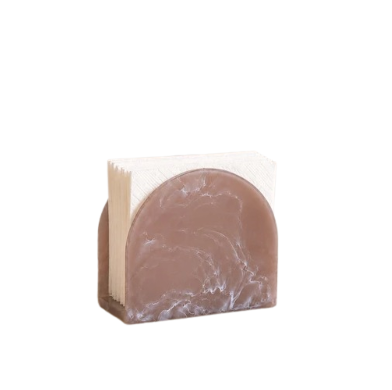 Brown Resin Napkin Holder