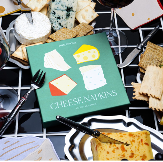Cheese Cocktail Napkins S/4