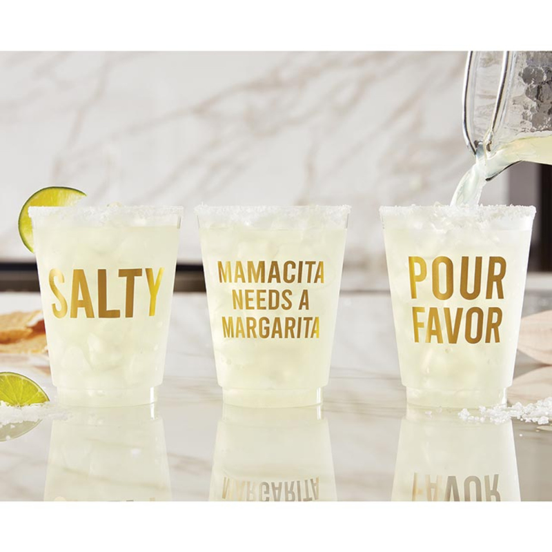Gold Foil Frost Cups