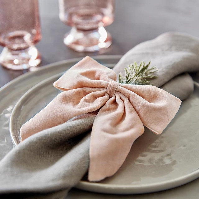 Velvet Bow Napkin Ties 1