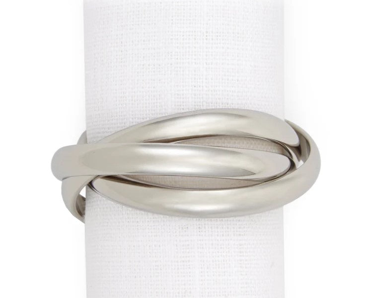 Platinum Three Ring Napkins