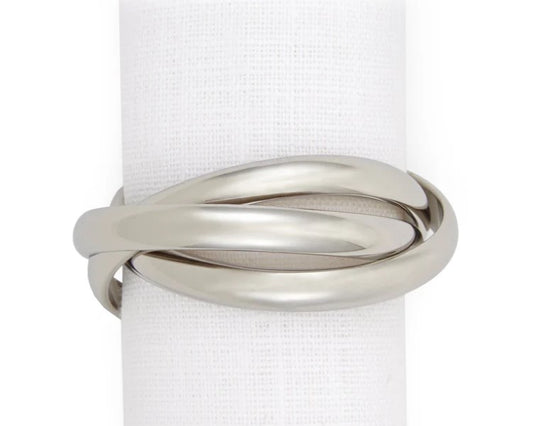 Platinum Three Ring Napkins