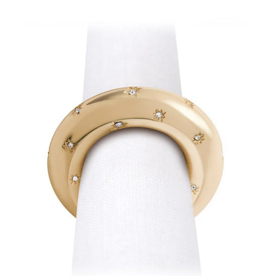 Napkin Jewels Stars Rings S/4 | Details Panamá
