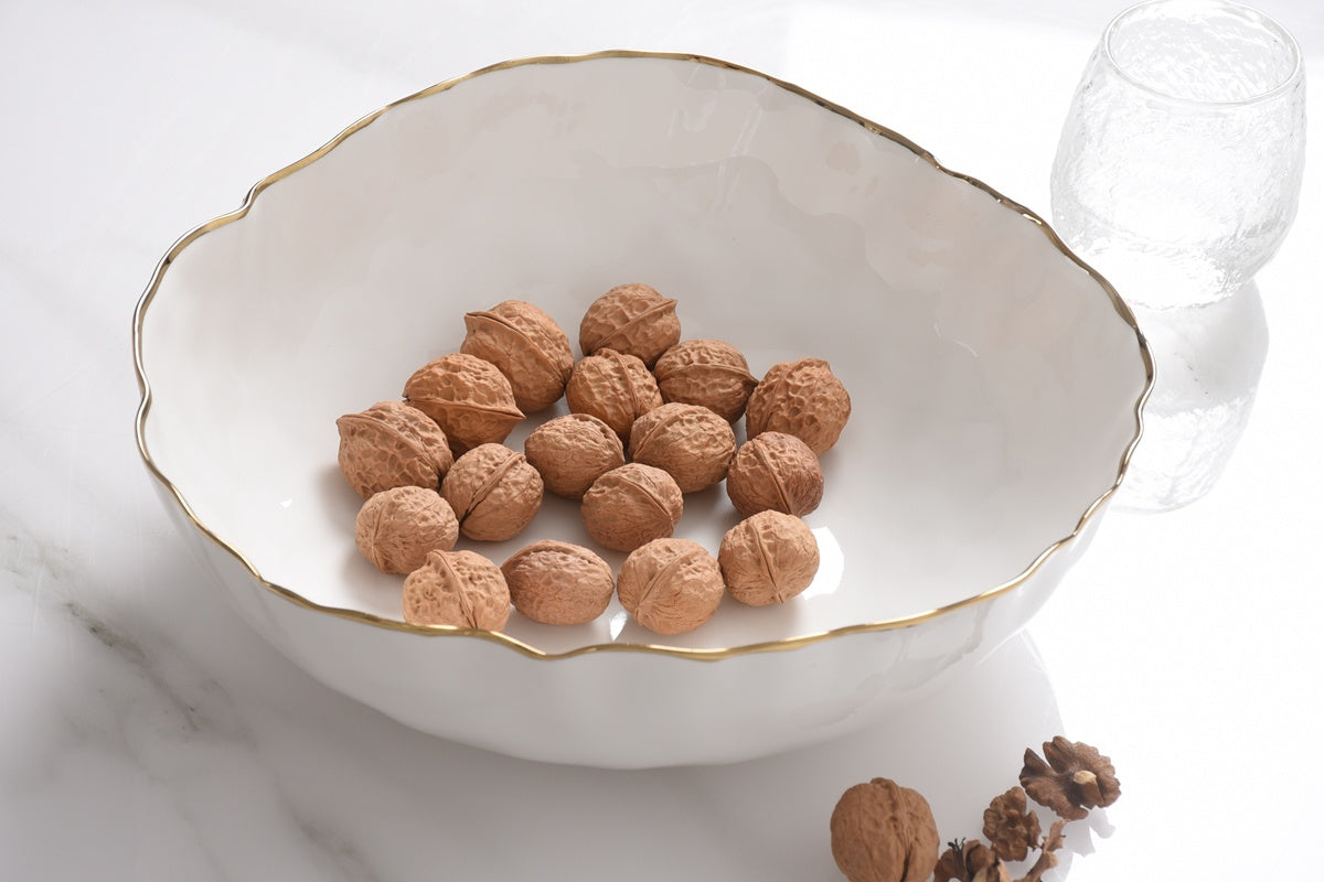 POR-White Gold Large Bowl