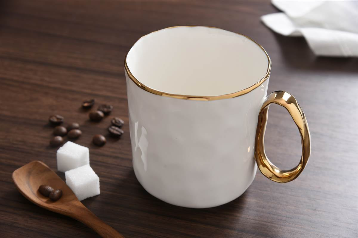 POR-White Gold Mug