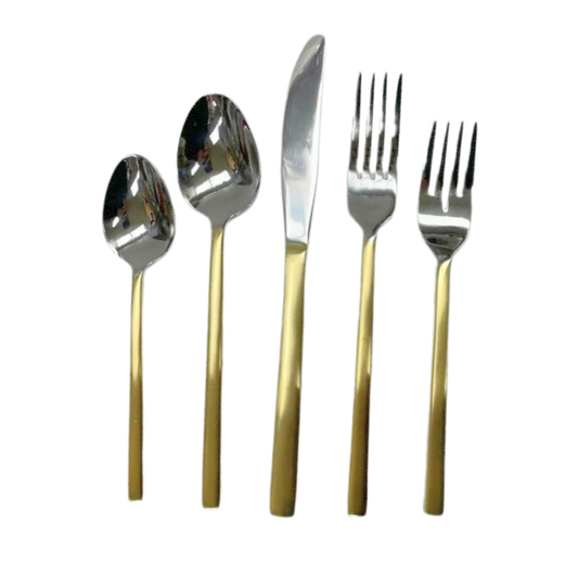 Kyoto Gold Plated 20 Piece Flatware