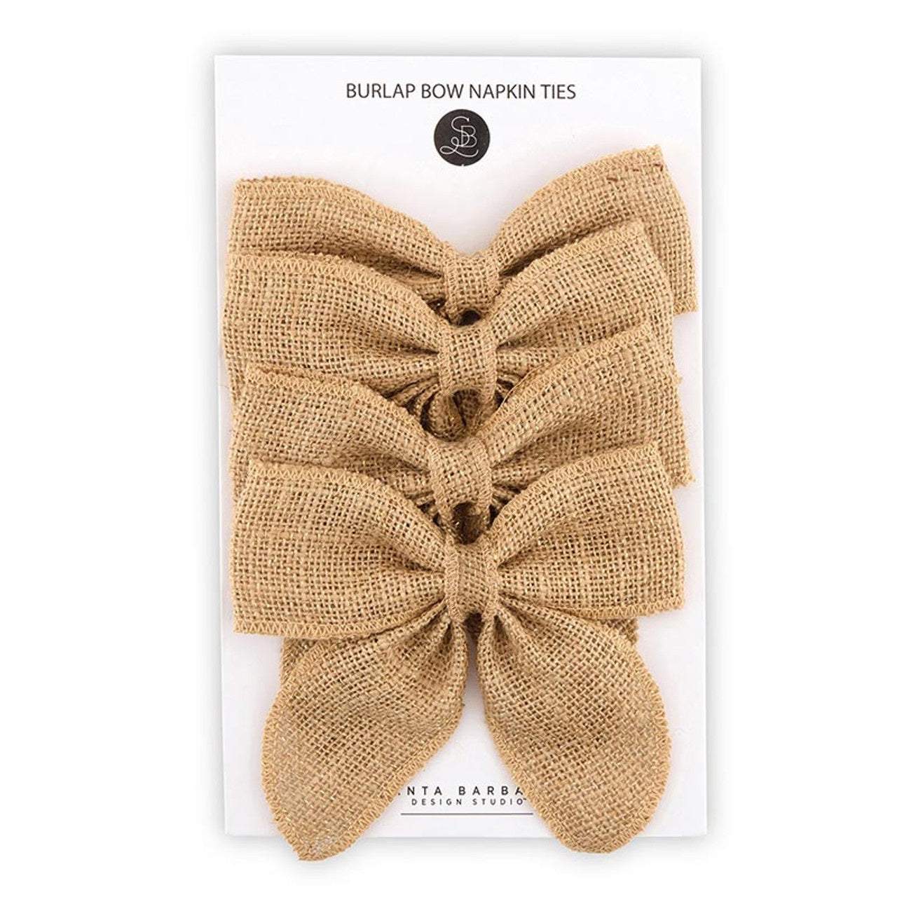 Burlap Bow Napkin Ties