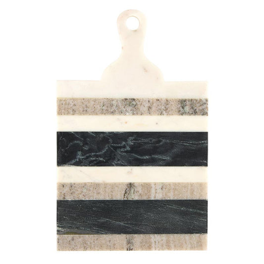 Striped Marble Board With Handles