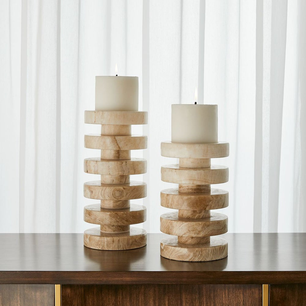 Emora Marble Candle Holder / Grande