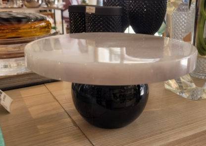 Marble Black Base Cake Stands