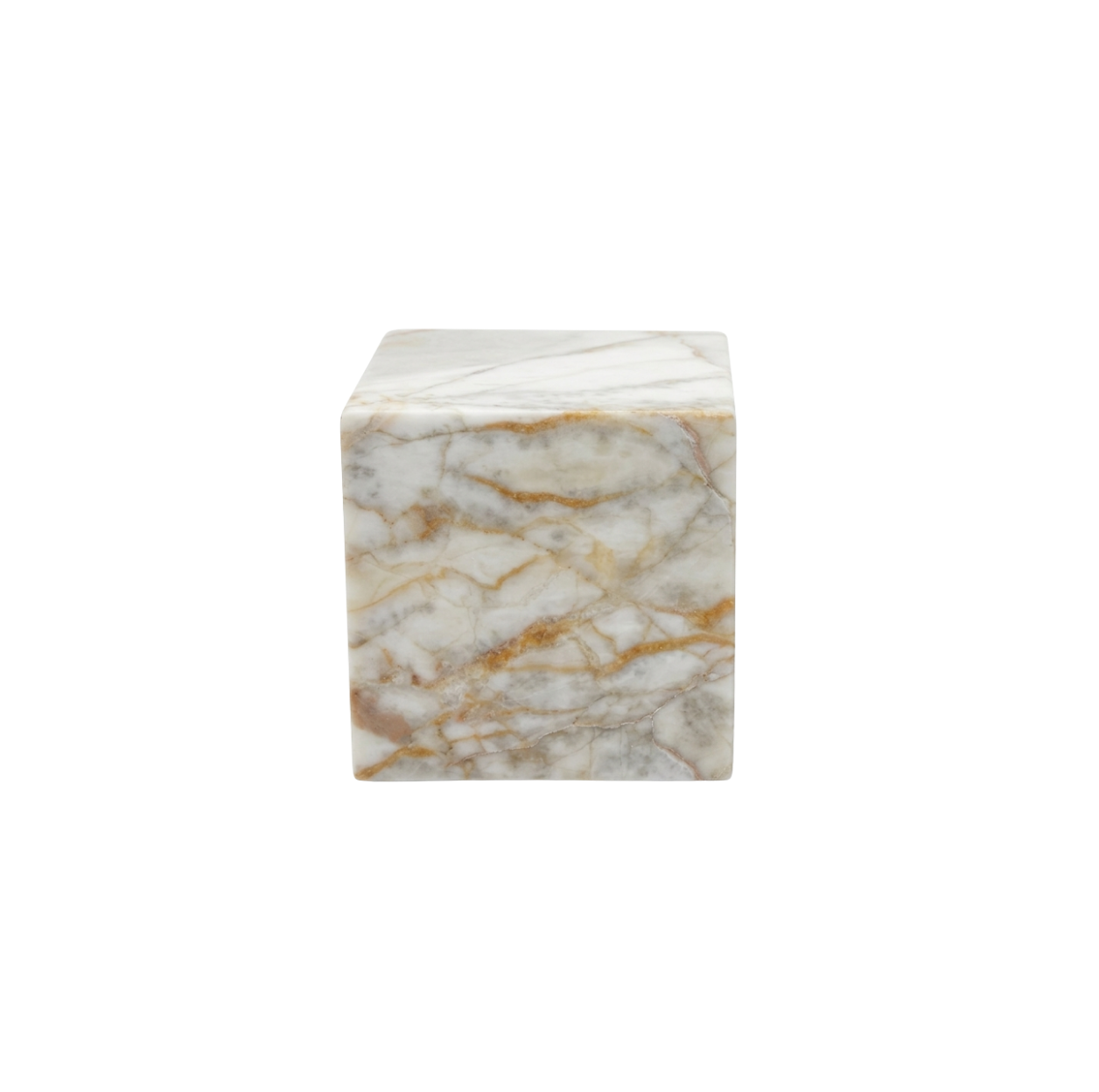 Marble Square & Round Bookends