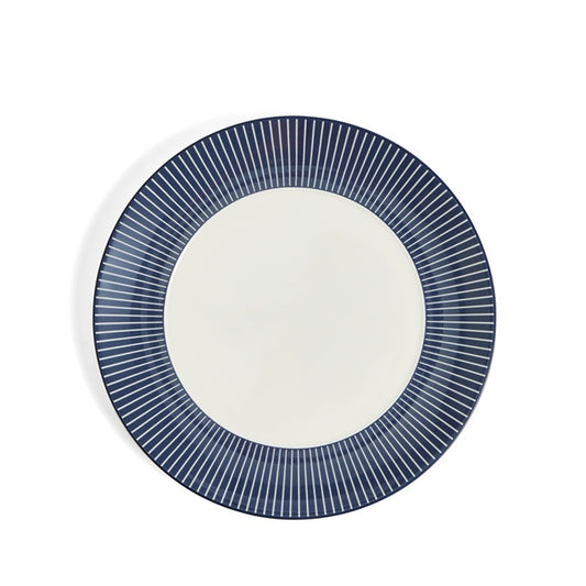 Gio Plate Pinstripe Blue / Dessert