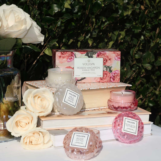 Roses Macaroon Trio Gift Set