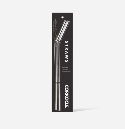 Gunmetal Straws