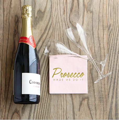 Prosecco Made Me Do It Napkins