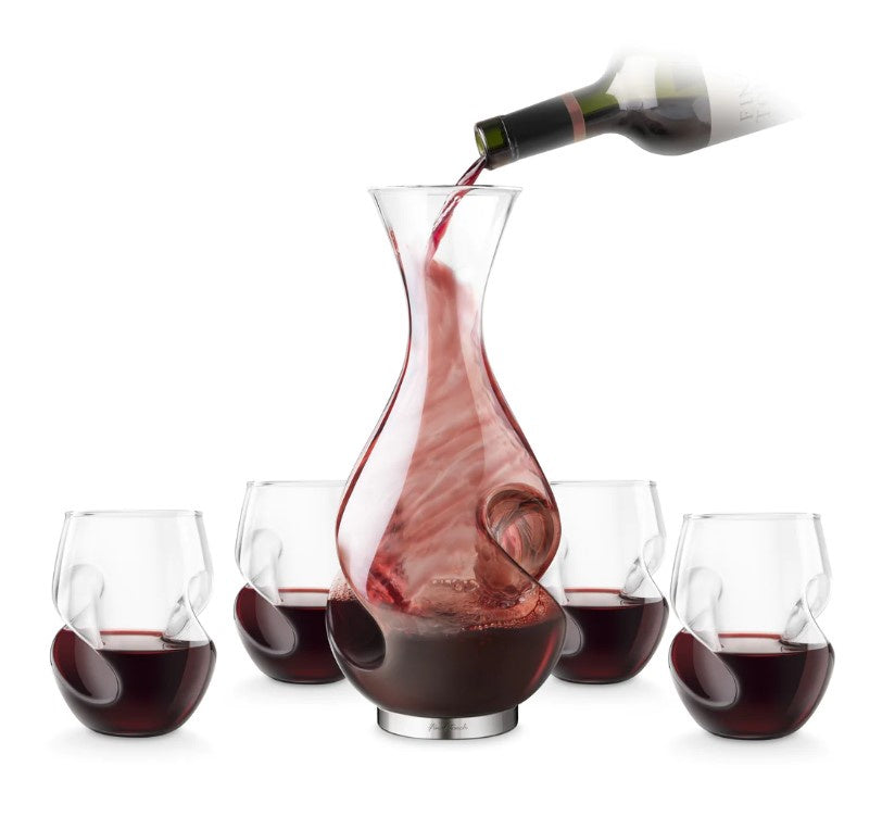 Red Wine L'Grand Conundrum Decanter & Glass Set