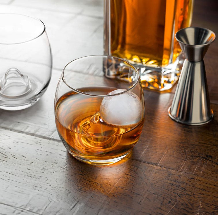 On The Rock Glass with Ice Ball Mould
