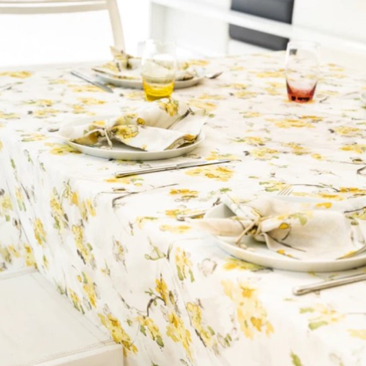 Boerne Mustard Tablecloths