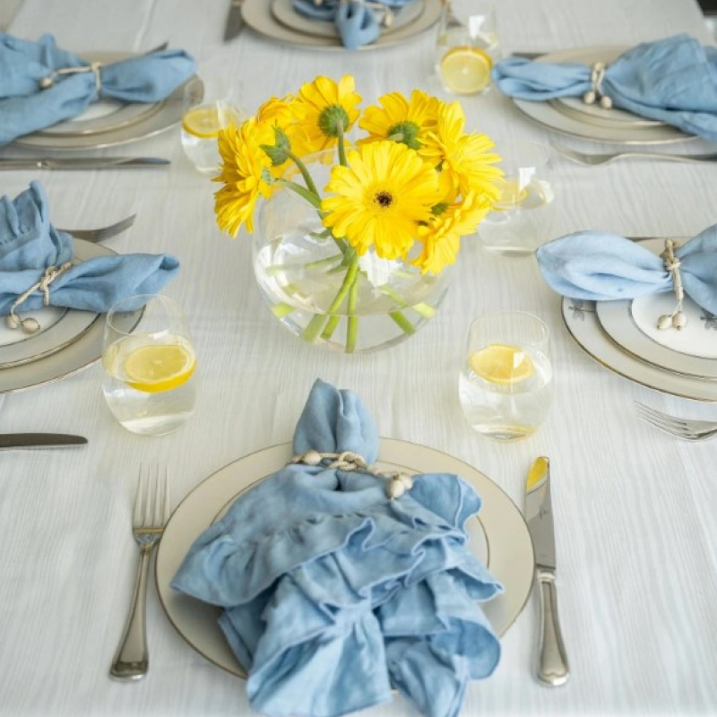 Madison White Tablecloths