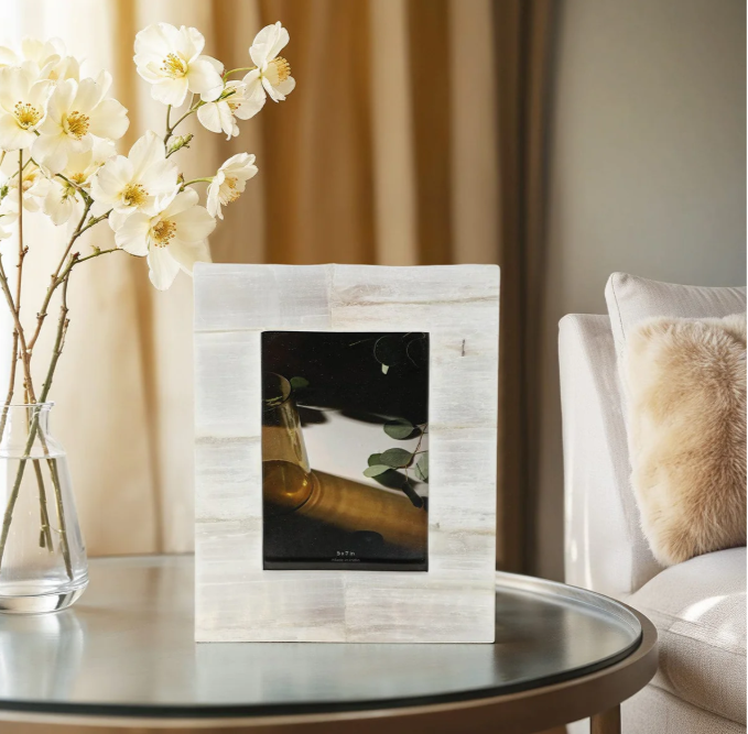 Selenite Photo Frame 5X7