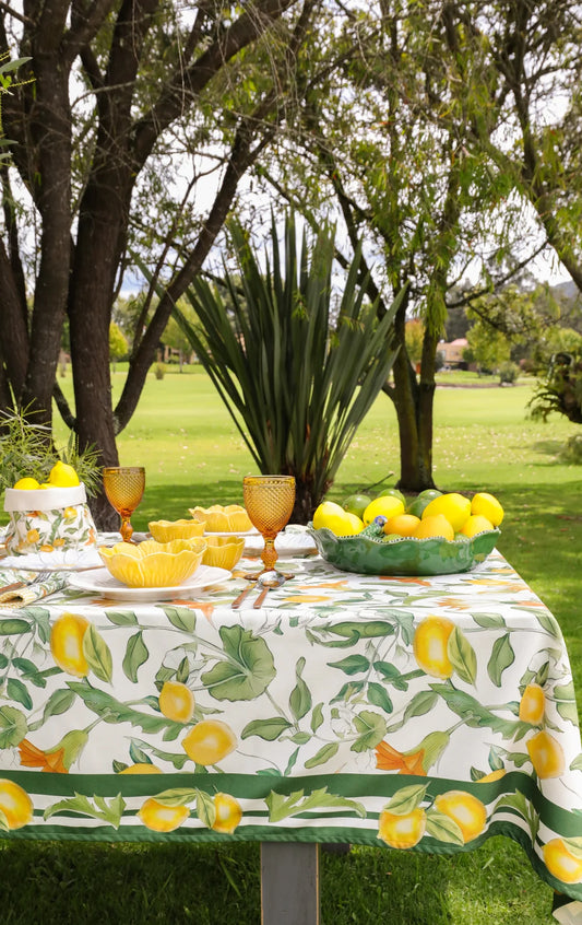 Lumia Limones Tablecloths | Details Panamá