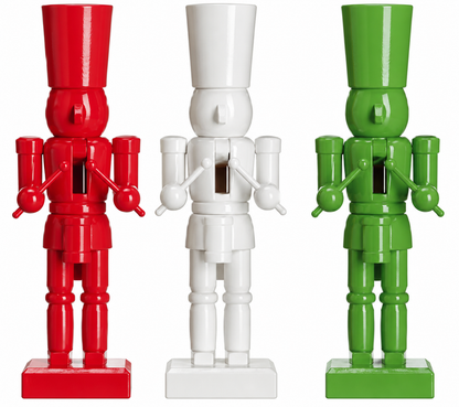 3 Colours Wood Nutcrackers | Details Panamá